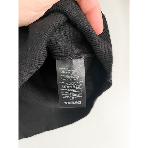 Anthropologie | Maeve Sweetheart Sweater in Black | Sz XS - Picture 6 of 8